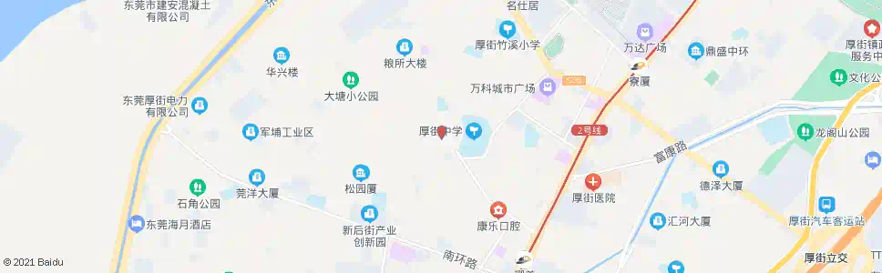 东莞友谊路口_公交站地图_东莞公交_妙搜公交查询2024