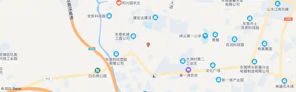 东莞田尾_公交站地图_东莞公交_妙搜公交查询2024