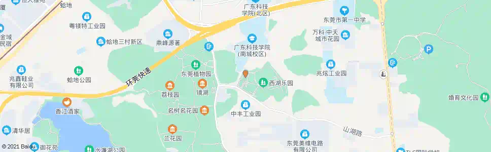 东莞西湖乐园_公交站地图_东莞公交_妙搜公交查询2024