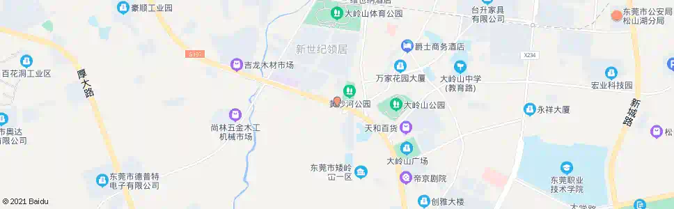 东莞矮岭冚_公交站地图_东莞公交_妙搜公交查询2024