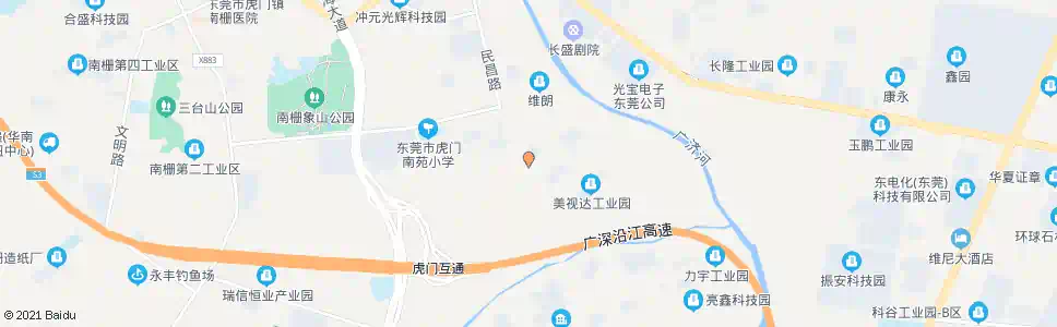 东莞杰福瑞厂_公交站地图_东莞公交_妙搜公交查询2024