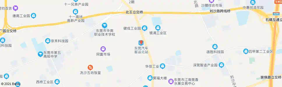 东莞百业路北_公交站地图_东莞公交_妙搜公交查询2024