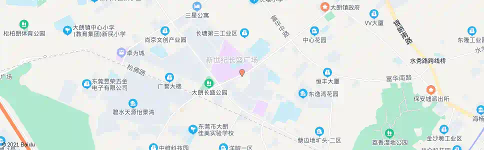 东莞长塘花园_公交站地图_东莞公交_妙搜公交查询2024