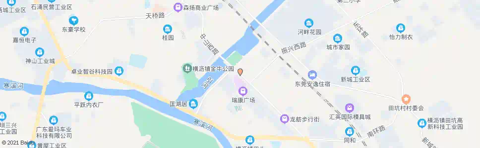 东莞华润商场(横沥)_公交站地图_东莞公交_妙搜公交查询2024