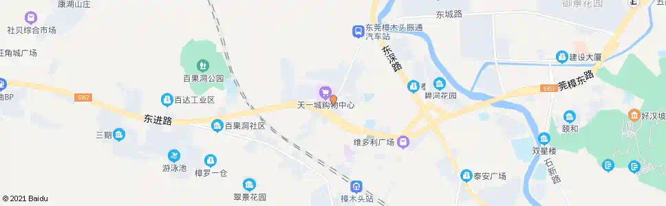 东莞天一城_公交站地图_东莞公交_妙搜公交查询2024