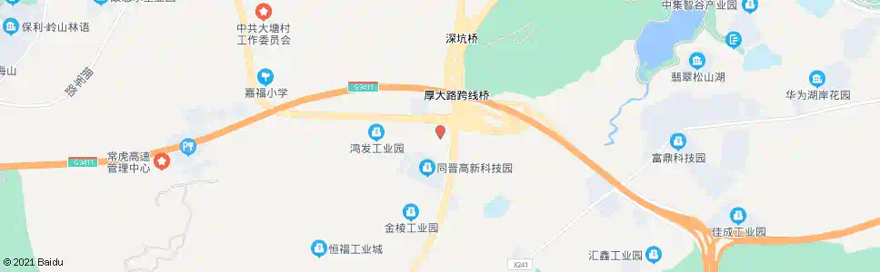 东莞杨屋工业区_公交站地图_东莞公交_妙搜公交查询2024