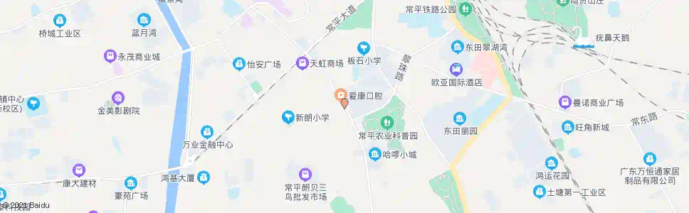 东莞红荔侨苑_公交站地图_东莞公交_妙搜公交查询2024