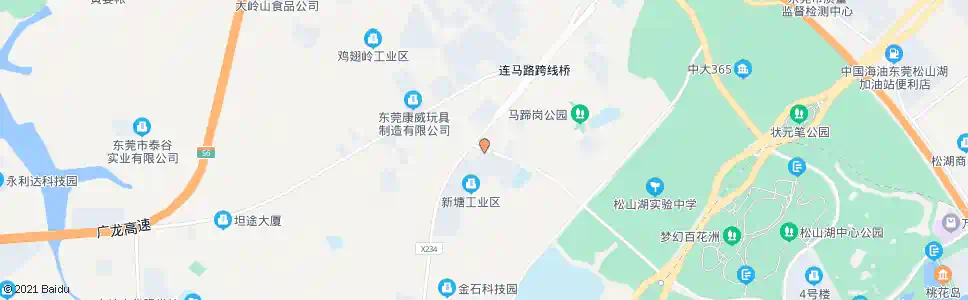 东莞马蹄岗路口_公交站地图_东莞公交_妙搜公交查询2024