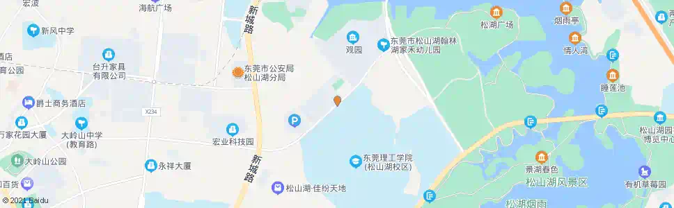 东莞理工体育中心_公交站地图_东莞公交_妙搜公交查询2024