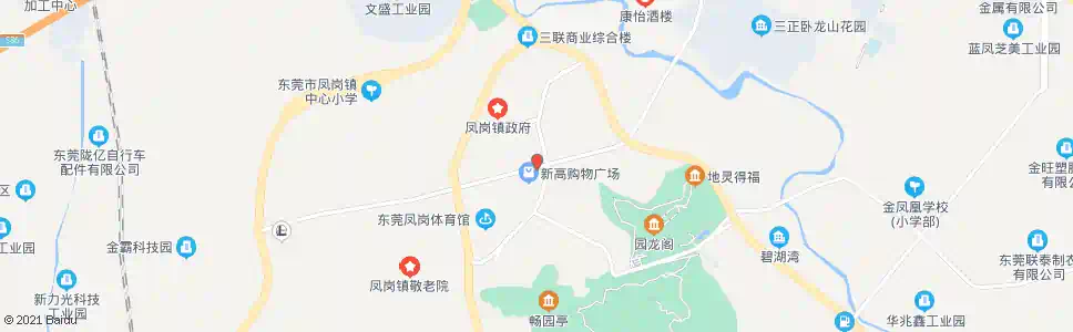 东莞新高商场_公交站地图_东莞公交_妙搜公交查询2024