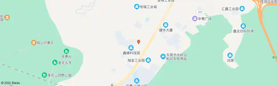 东莞颜屋市场_公交站地图_东莞公交_妙搜公交查询2024