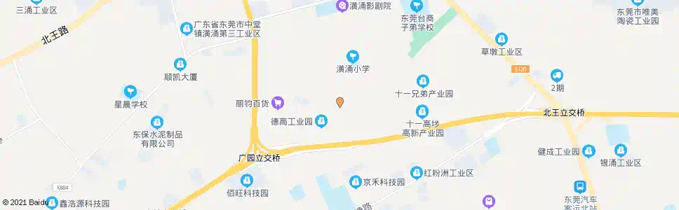 东莞护安围一村_公交站地图_东莞公交_妙搜公交查询2024