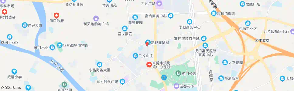 东莞虎门电商产业园_公交站地图_东莞公交_妙搜公交查询2024