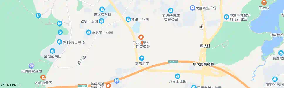 东莞大塘市场_公交站地图_东莞公交_妙搜公交查询2024