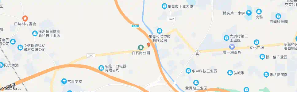 东莞荣昌科技城_公交站地图_东莞公交_妙搜公交查询2024