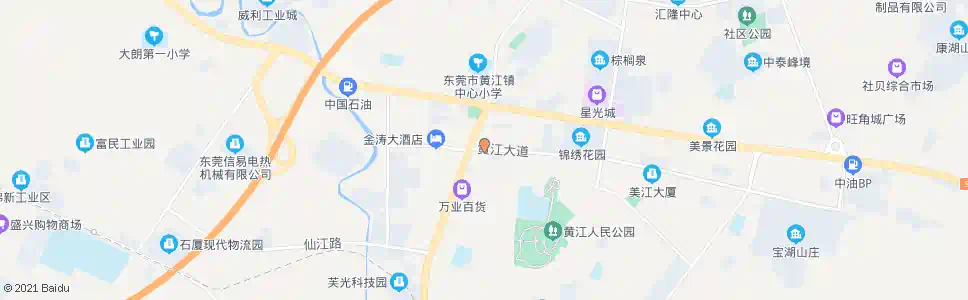 东莞黄江假日酒店_公交站地图_东莞公交_妙搜公交查询2024