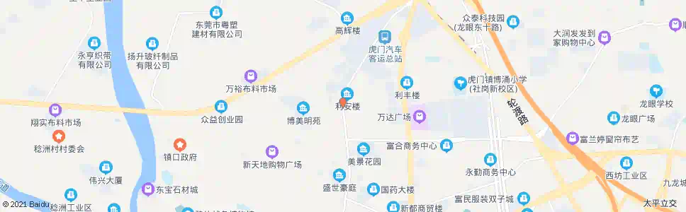 东莞博美村口_公交站地图_东莞公交_妙搜公交查询2024