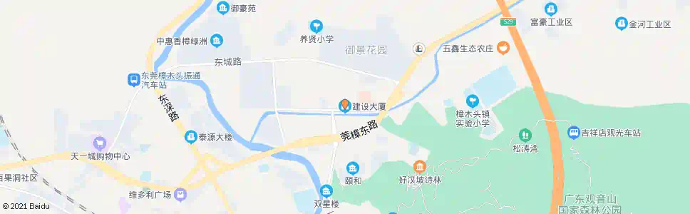 东莞建设大厦_公交站地图_东莞公交_妙搜公交查询2024