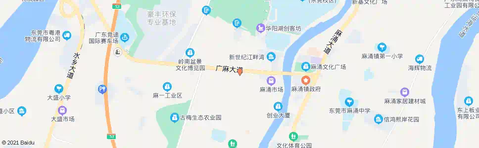 东莞麻涌汽车站_公交站地图_东莞公交_妙搜公交查询2024