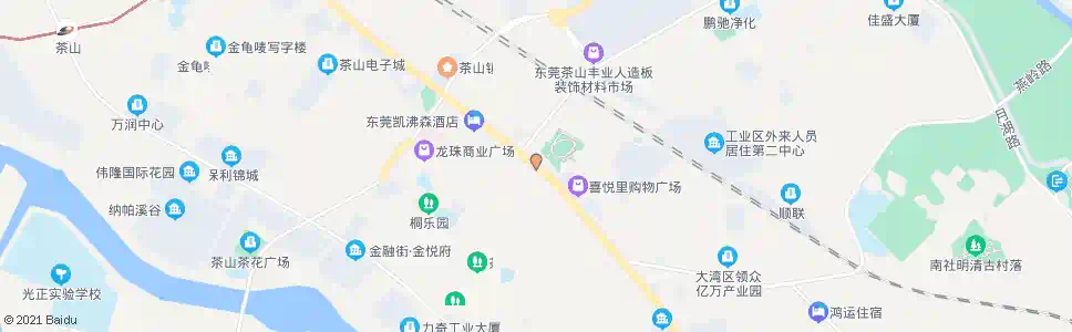 东莞东岳古庙_公交站地图_东莞公交_妙搜公交查询2024