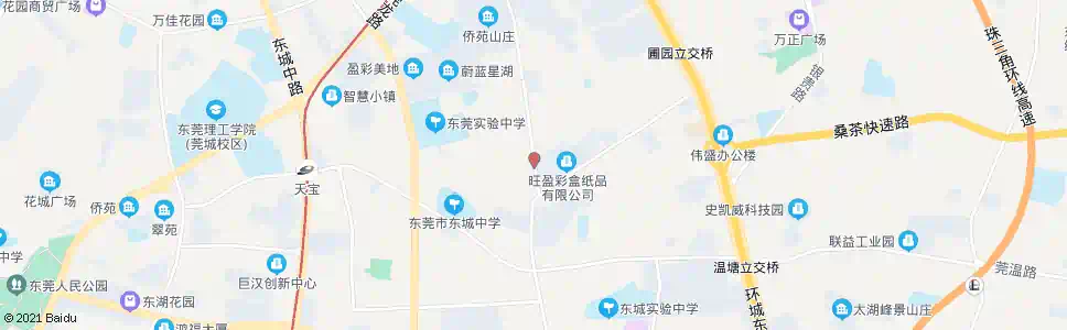 东莞新艺成纸品厂_公交站地图_东莞公交_妙搜公交查询2024