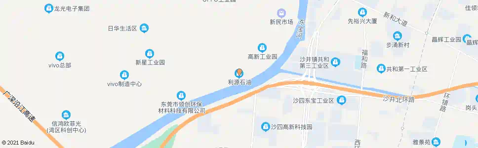 东莞利源石油_公交站地图_东莞公交_妙搜公交查询2024