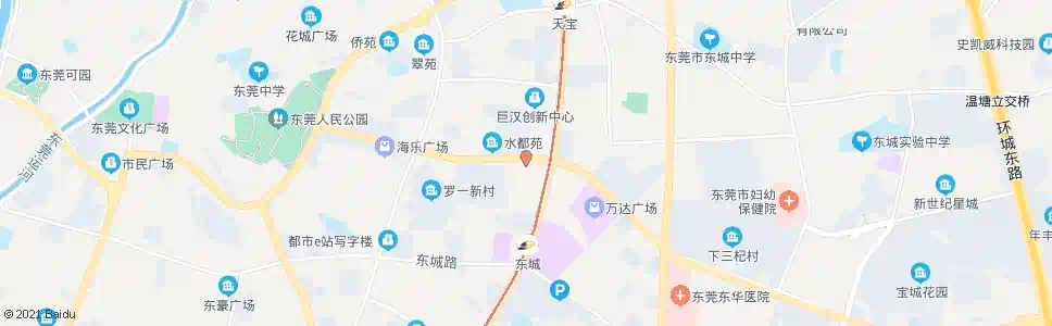 东莞盈锋广场_公交站地图_东莞公交_妙搜公交查询2024