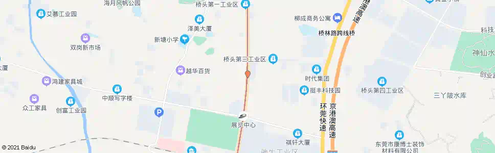 东莞新塘旧路口_公交站地图_东莞公交_妙搜公交查询2024