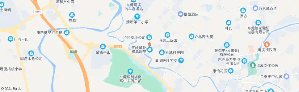 东莞百家村_公交站地图_东莞公交_妙搜公交查询2024