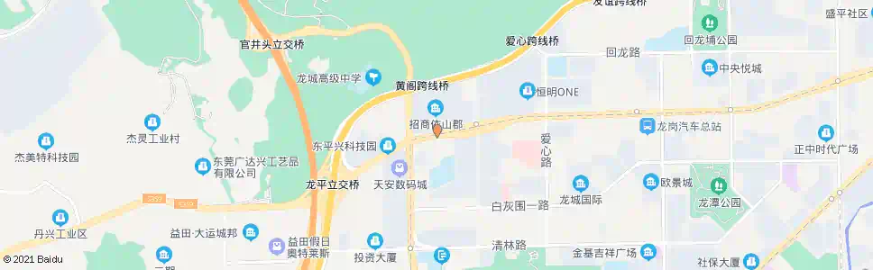 东莞招商依山郡_公交站地图_东莞公交_妙搜公交查询2024