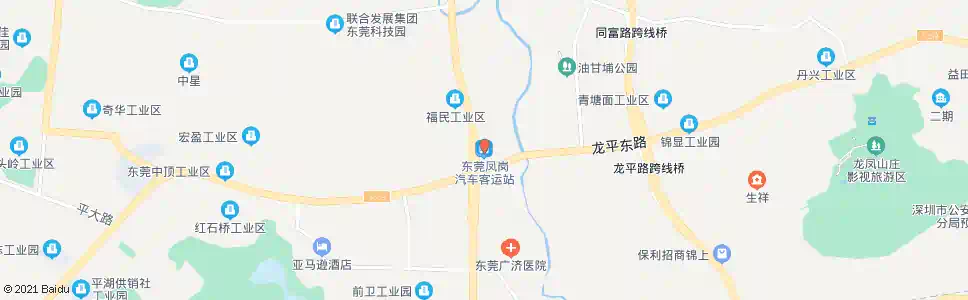 东莞凤岗汽车站_公交站地图_东莞公交_妙搜公交查询2024