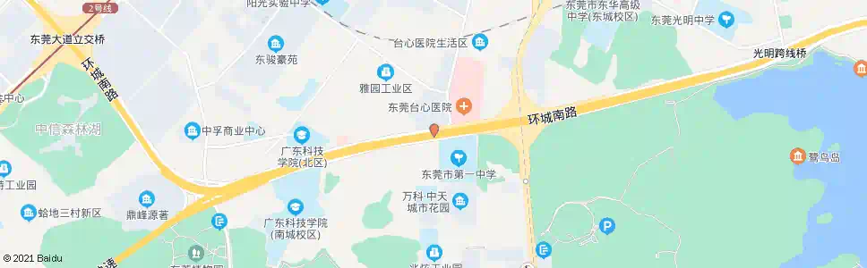 东莞东莞一中北_公交站地图_东莞公交_妙搜公交查询2024