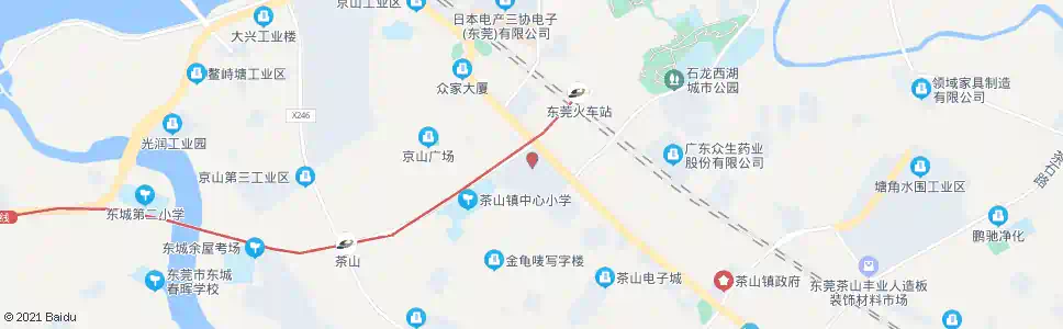 东莞方中假日酒店_公交站地图_东莞公交_妙搜公交查询2024