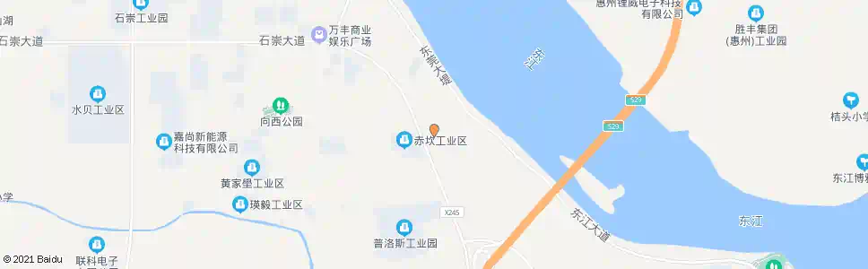 东莞赤坎市场_公交站地图_东莞公交_妙搜公交查询2024