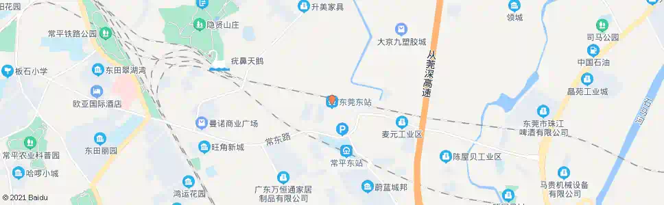 东莞博厦桥东_公交站地图_东莞公交_妙搜公交查询2024