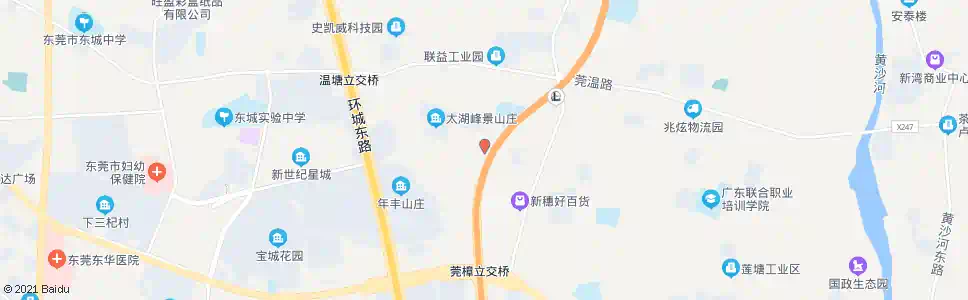 东莞皂三综合市场_公交站地图_东莞公交_妙搜公交查询2024