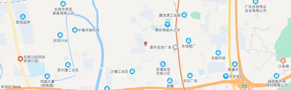 东莞沙塘路口_公交站地图_东莞公交_妙搜公交查询2024