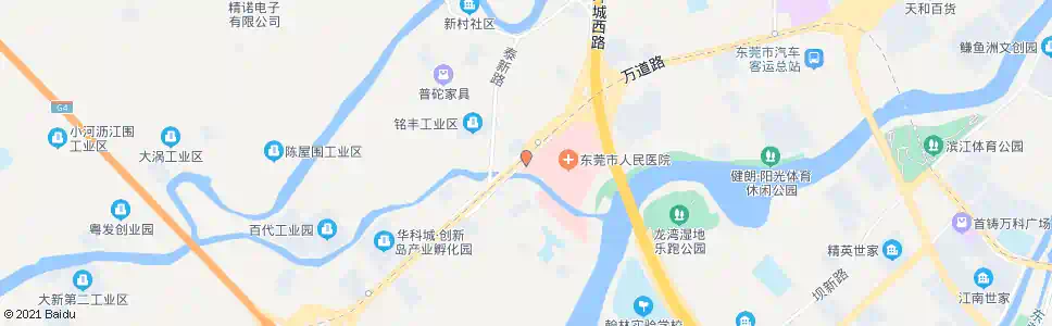 东莞市人民医院首末站_公交站地图_东莞公交_妙搜公交查询2024