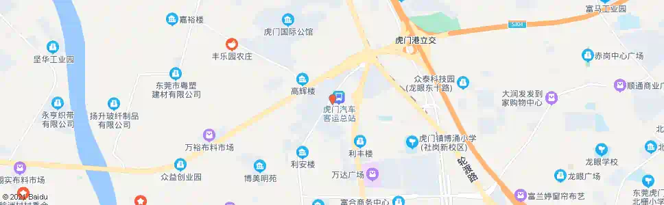 东莞虎门汽车站_公交站地图_东莞公交_妙搜公交查询2024