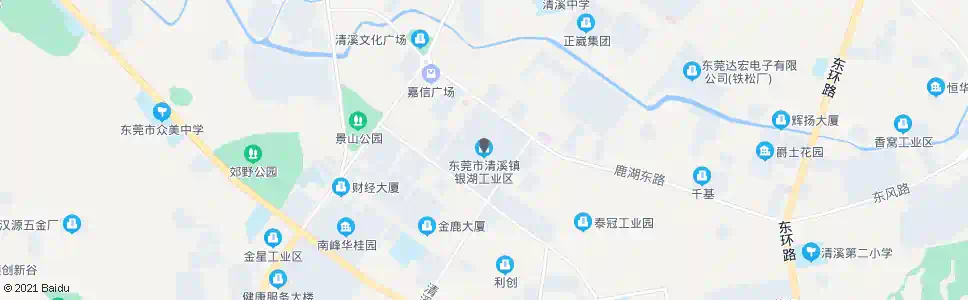 东莞清溪银湖工业区_公交站地图_东莞公交_妙搜公交查询2024