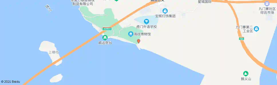 东莞威远海战馆_公交站地图_东莞公交_妙搜公交查询2024