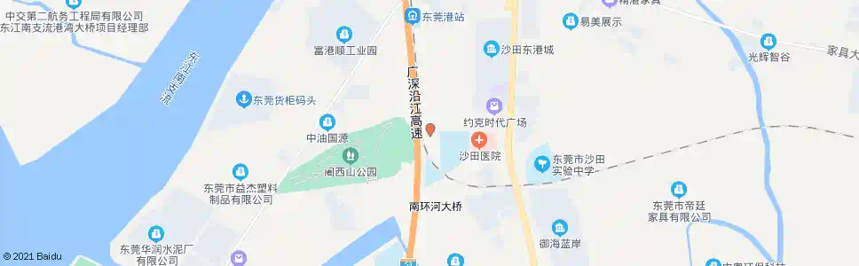 东莞沙田公安分局_公交站地图_东莞公交_妙搜公交查询2024