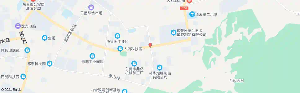 东莞瑞丰木业_公交站地图_东莞公交_妙搜公交查询2024