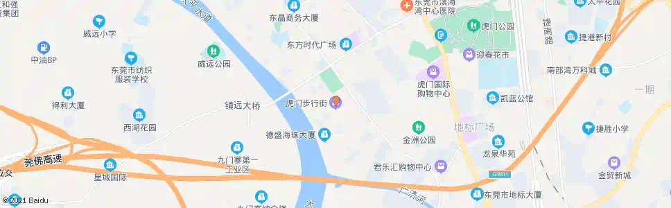 东莞虎门步行街(恒波通讯)_公交站地图_东莞公交_妙搜公交查询2024