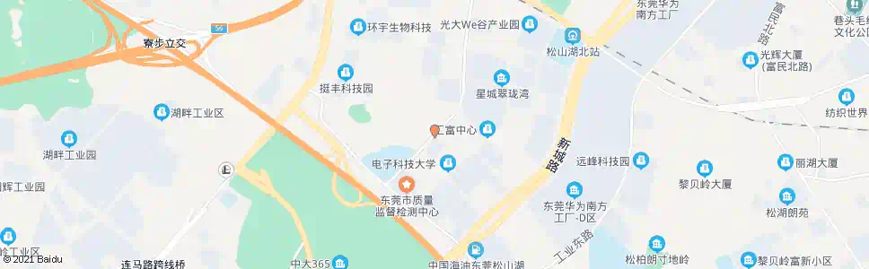 东莞华中科大_公交站地图_东莞公交_妙搜公交查询2024