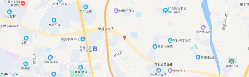 东莞横坑北_公交站地图_东莞公交_妙搜公交查询2024