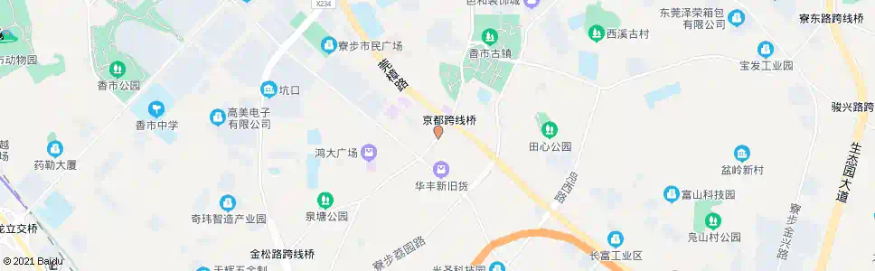 东莞大朗天桥_公交站地图_东莞公交_妙搜公交查询2024