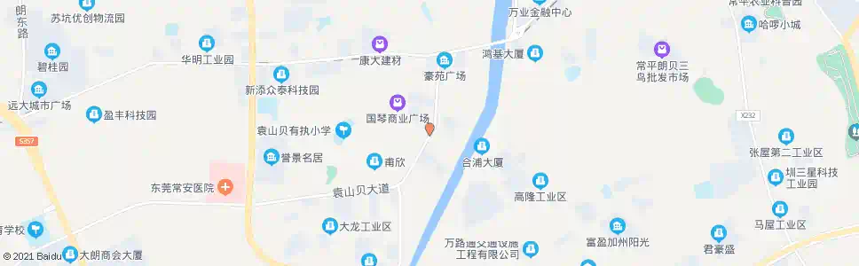 东莞好意佳_公交站地图_东莞公交_妙搜公交查询2024