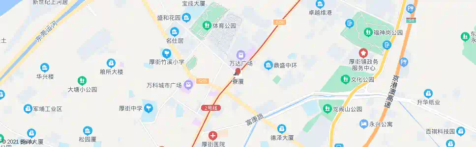 东莞寮厦地铁站_公交站地图_东莞公交_妙搜公交查询2024