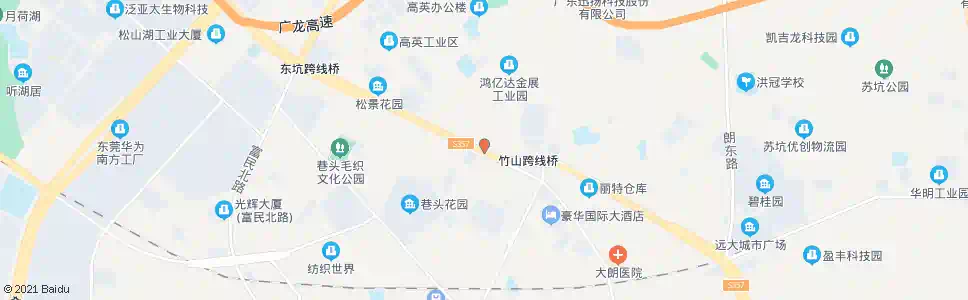 东莞墩皇岭_公交站地图_东莞公交_妙搜公交查询2024